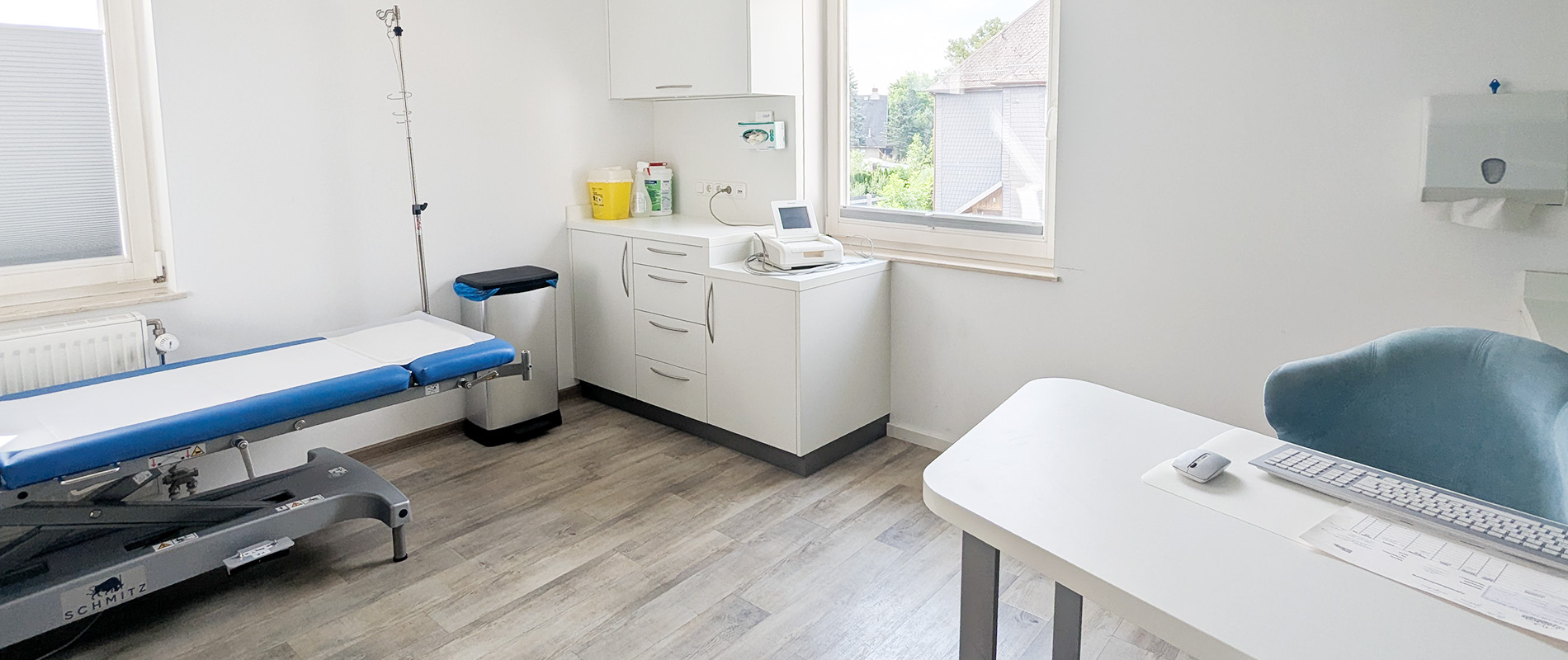 Aufnahme eines Behandlungszimmers