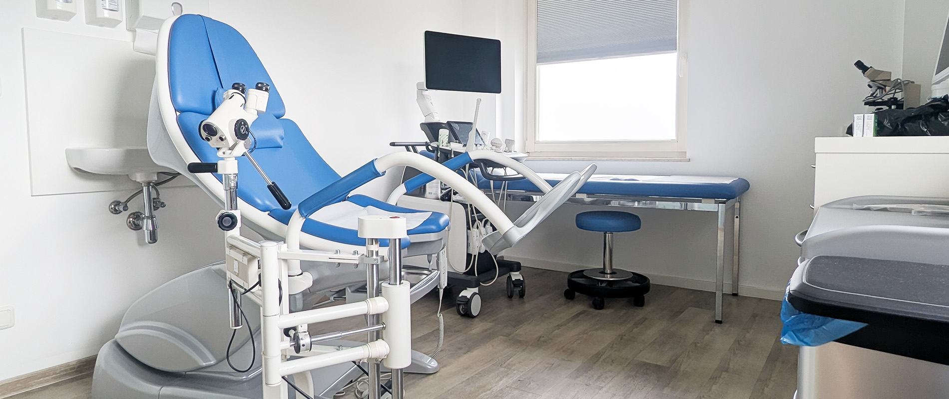 Behandlungszimmer der Frauenarztpraxis Dres. Wilkens - Krautschick-Wilkens